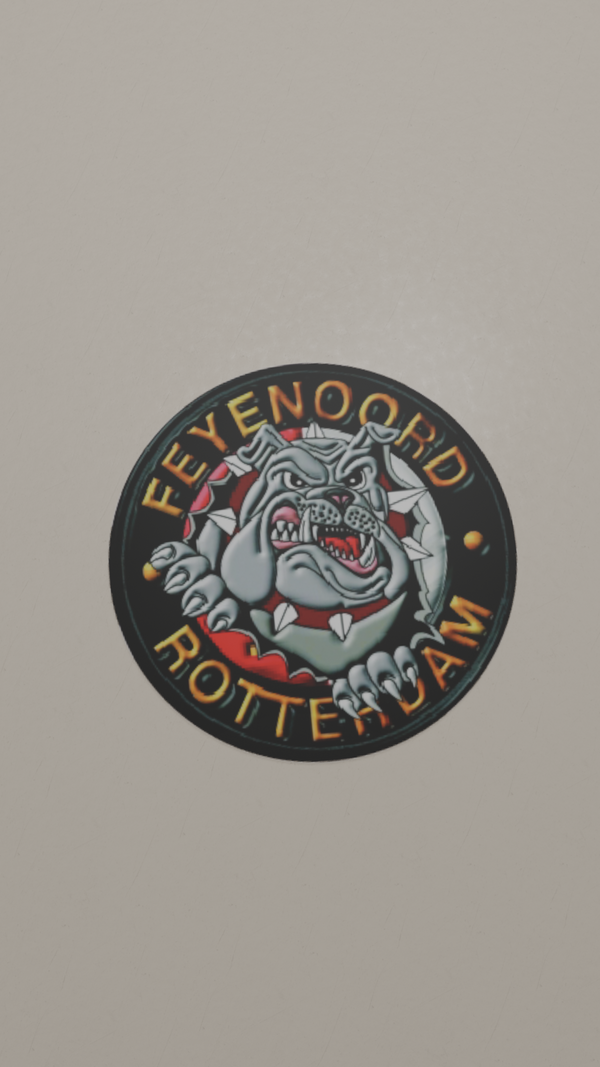 Feyenoord Bull Dog - Football Stickers
