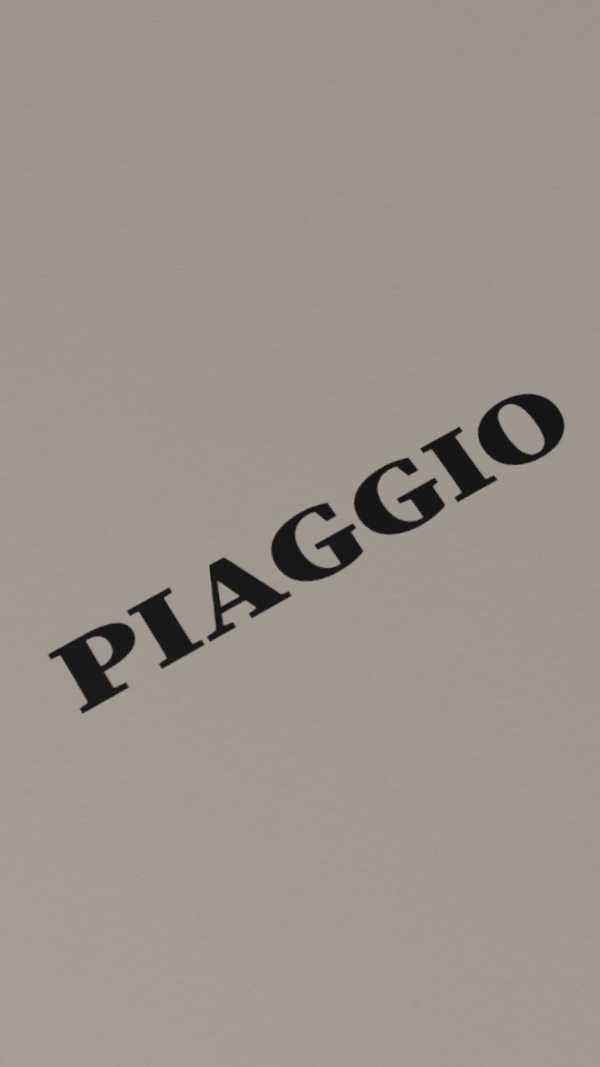 Piaggio Tekst - Universele Sticker