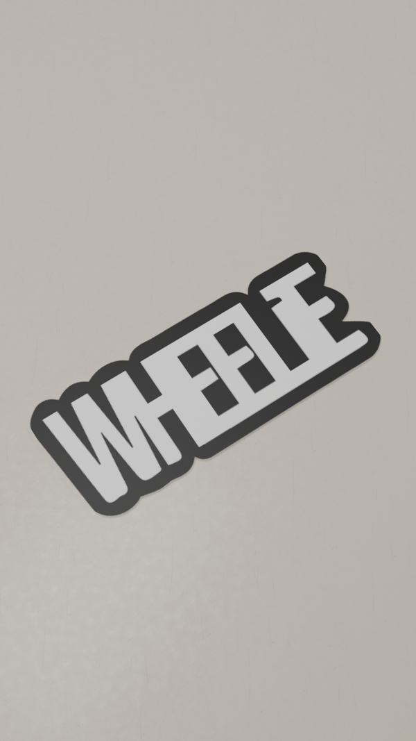 Wheelie  - Universele Sticker