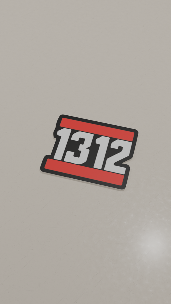 1312 - Universele Sticker