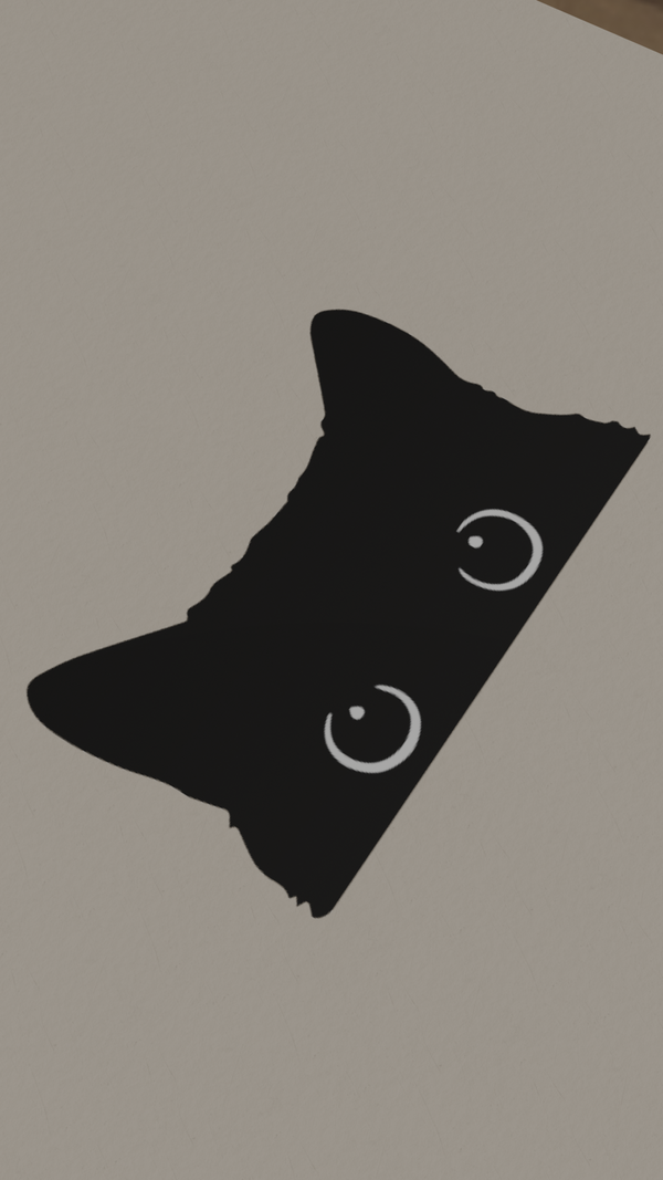 Katten ogen - Universele Sticker