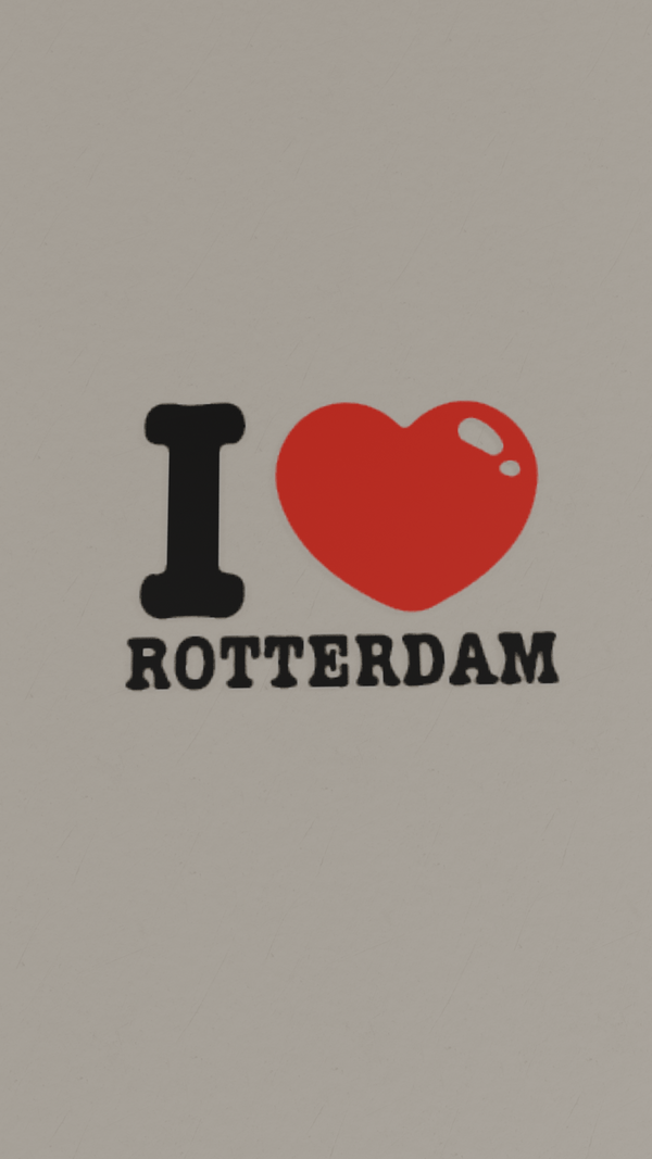 I Lover Rotterdam - Football Sticker