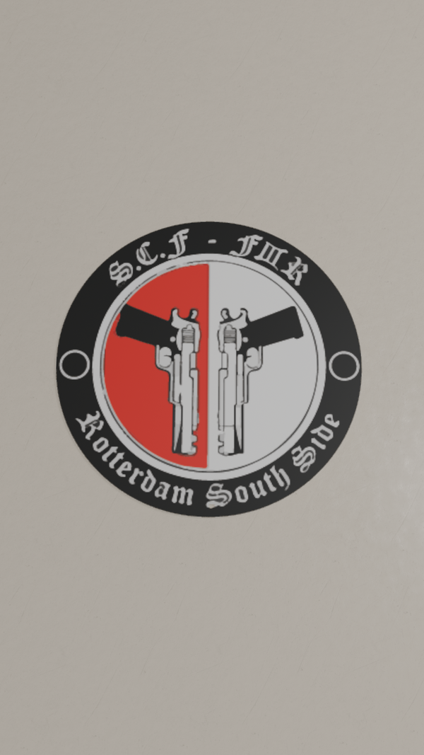 Rotterdam South Side- Football Sticker