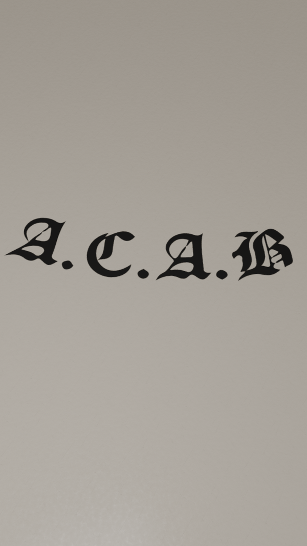 ACAB - Football Sticker