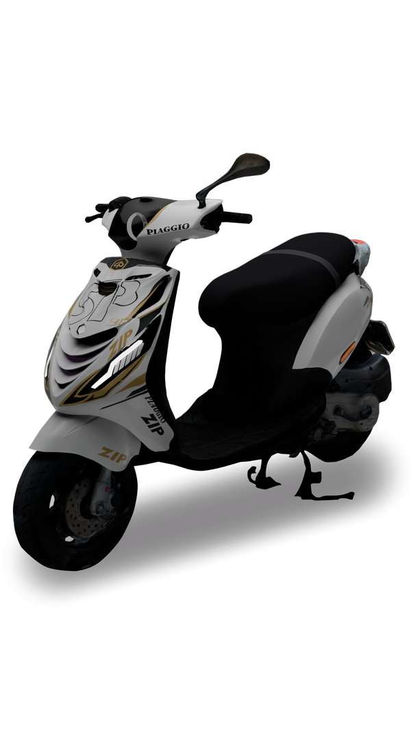 Sporty Carbon X - Stickerset Piaggio Zip