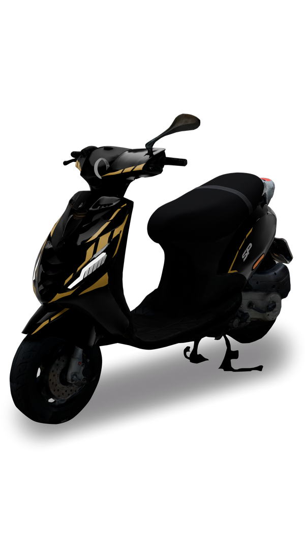 Striped Minimalistisch V2 - Stickerset Piaggio Zip