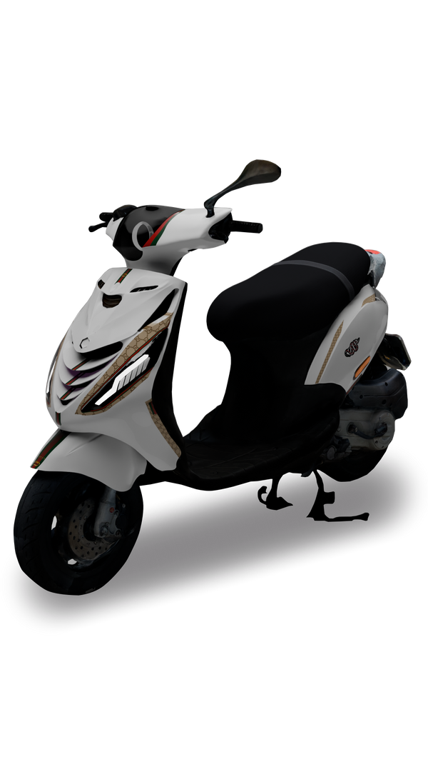 Gucci Minimalistisch- Stickerset Piaggio Zip