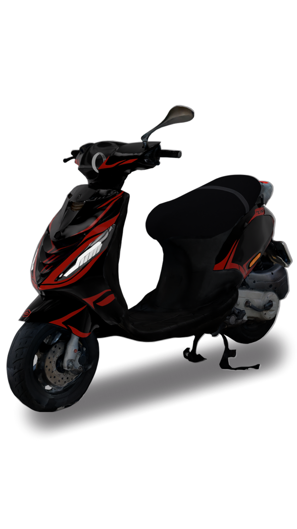 Night Ride X - Stickerset Piaggio Zip