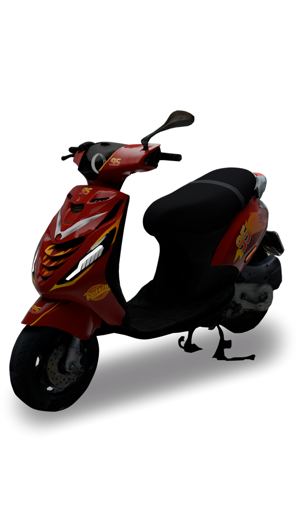 Lightning Mc Queen ''Cars'' - Stickerset Piaggio Zip