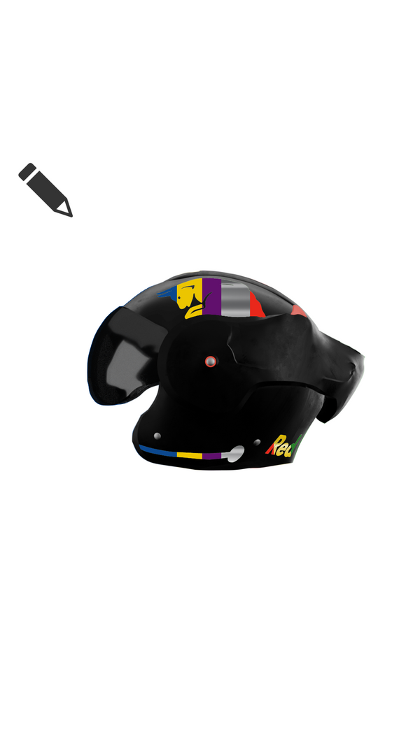 Éditions spéciales Red Bull - Ensemble d'autocollants pour casque Boxer
