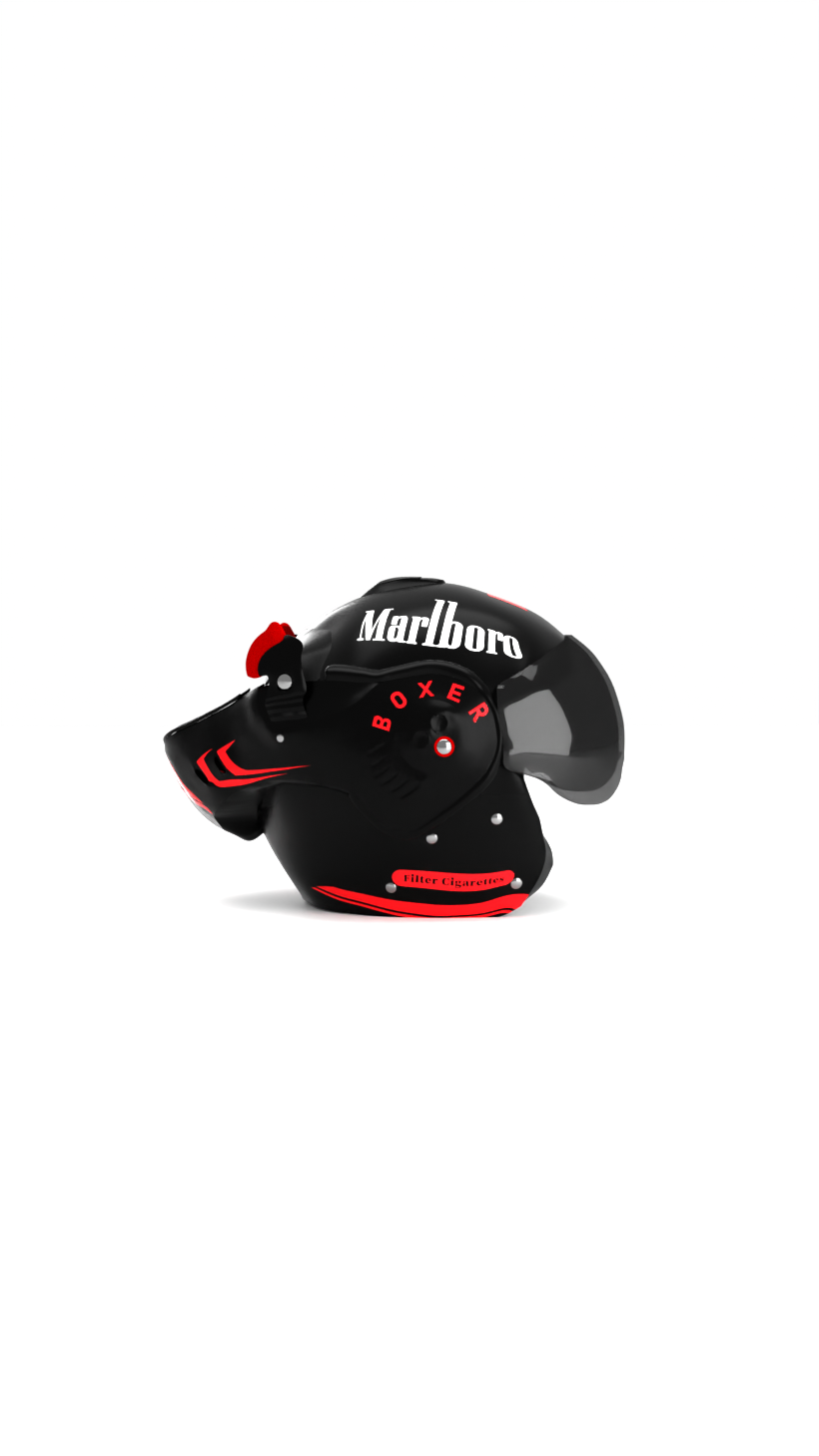 Marlboro - Alpha ROOF Boxer Helm Stickerset