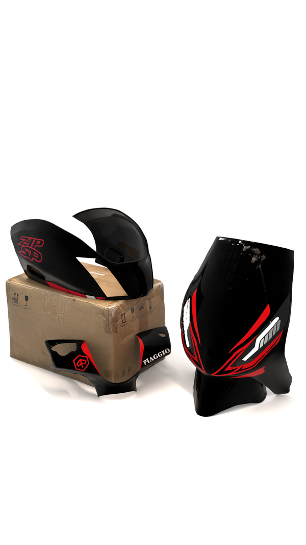 Fracture - Stickerset Piaggio Zip (Orginele Kappen)