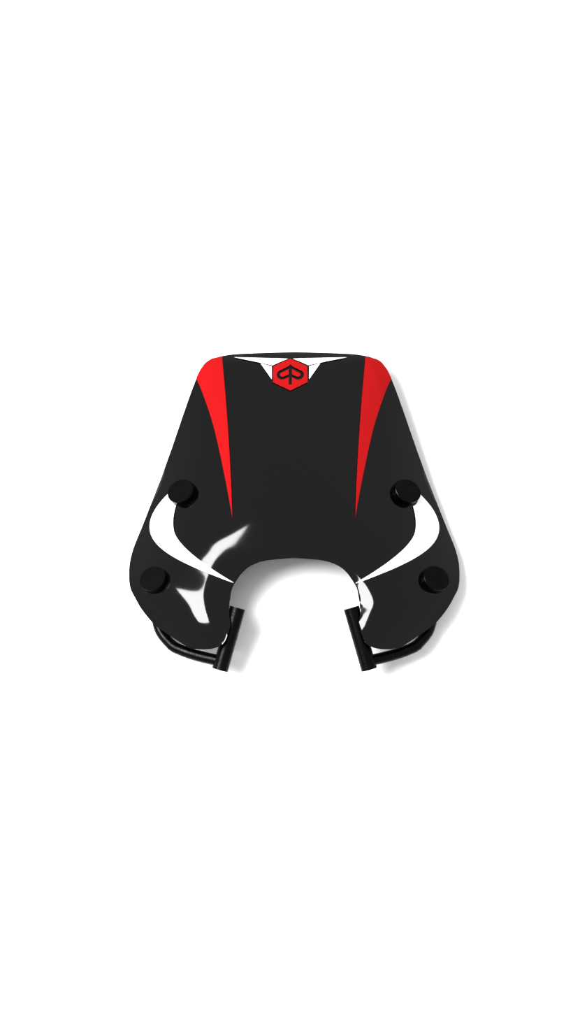 V1 - Zip Laag Windscherm Sticker