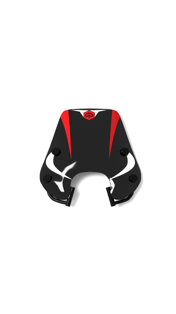 V1 - Zip Laag Windscherm Sticker