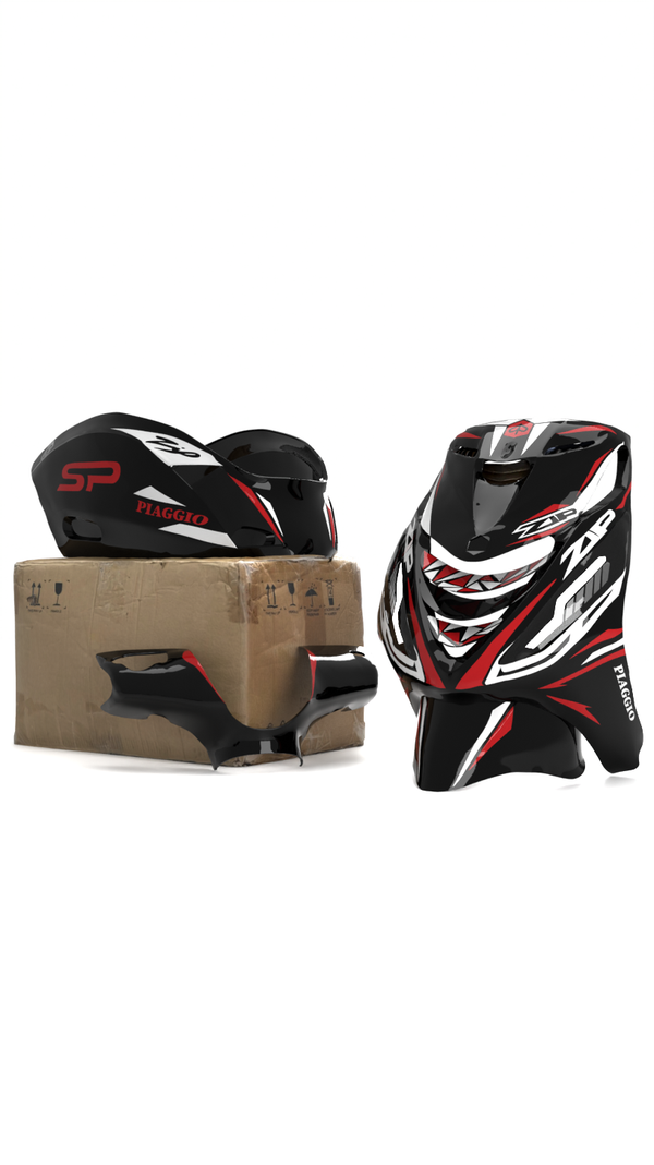 Sporty Evolution - Stickerset Piaggio Zip