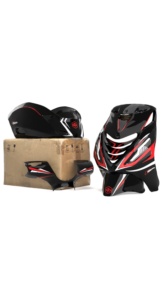 Audi ''SP'' - Stickerset Piaggio Zip