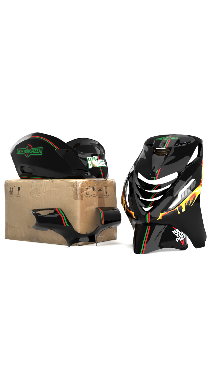 New York Pizza - Set di adesivi Piaggio Zip