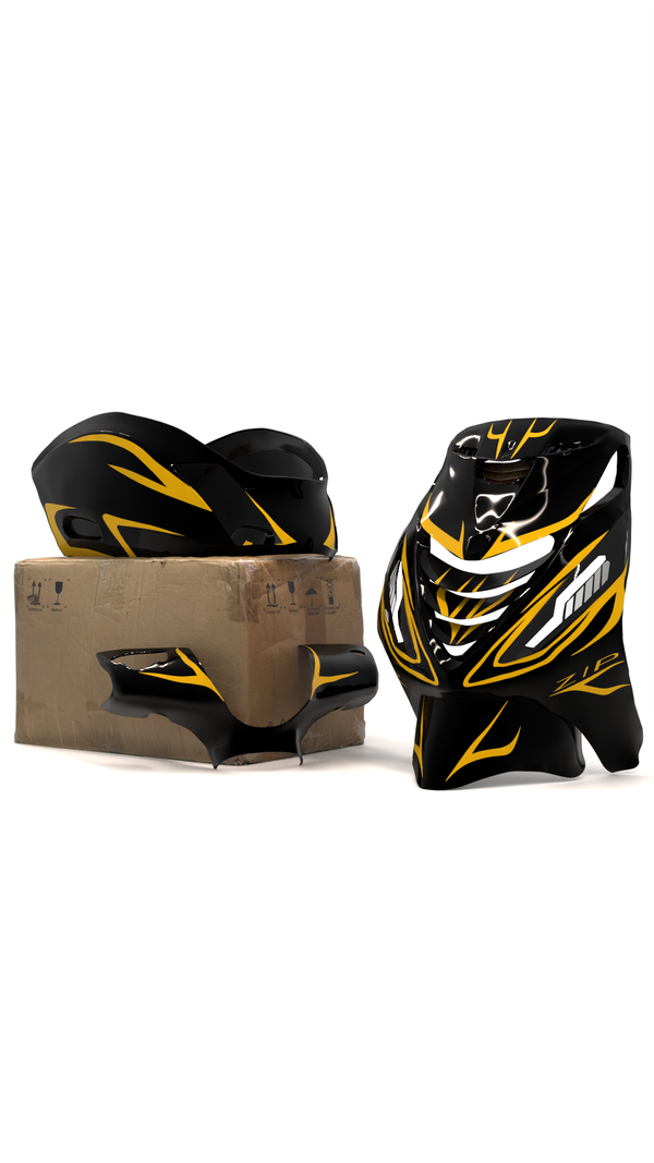 Fine Line - Stickerset Piaggio Zip