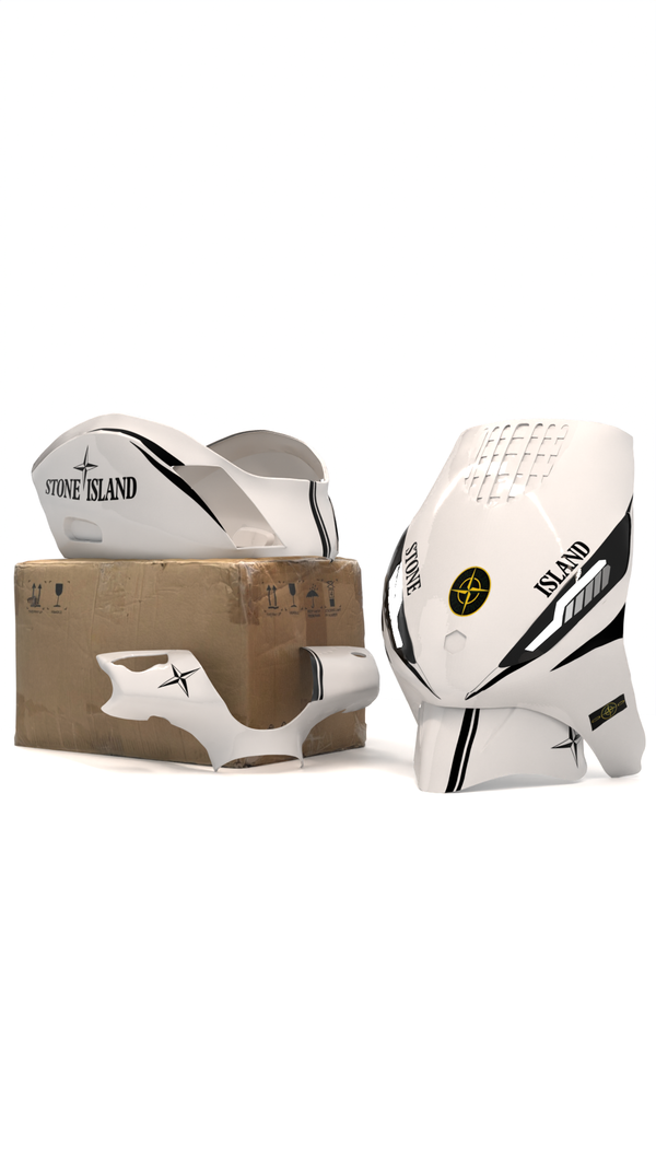 Stone Island - Stickerset Piaggio Zip (Orginele Kappen)