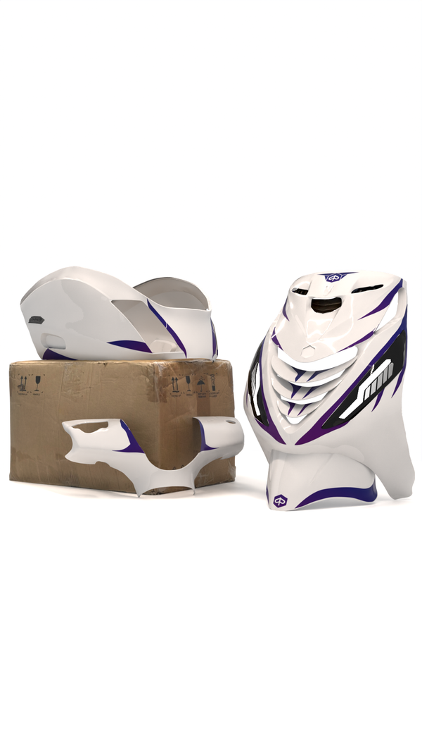 Sharp Soulver Minimalistic  - Stickerset Piaggio Zip