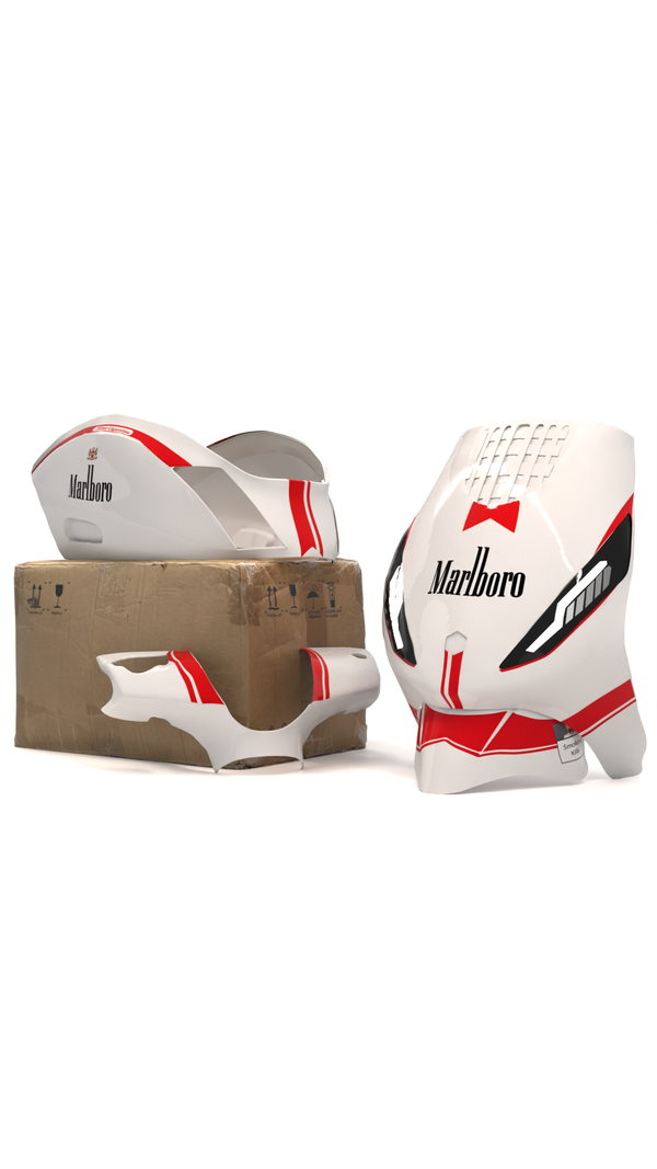 Marlboro - Stickerset Piaggio Zip (Orginele Kappen)