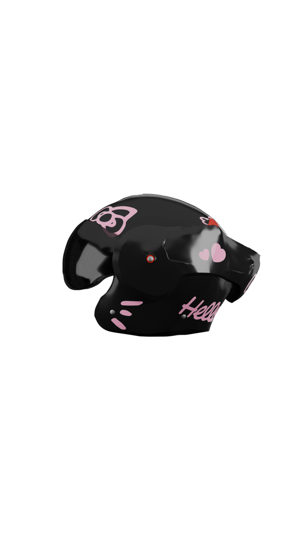 Hello Kitty - Boxer helm Stickerset
