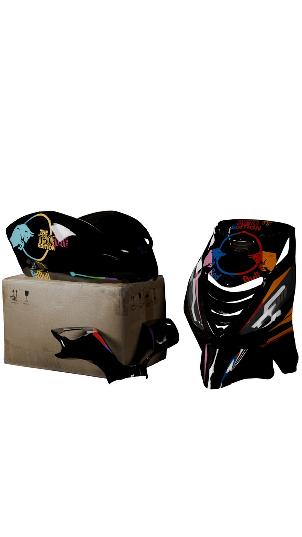 Red Bull Special Editions V1 [Can Colours] - Piaggio Zip SP Stickerset